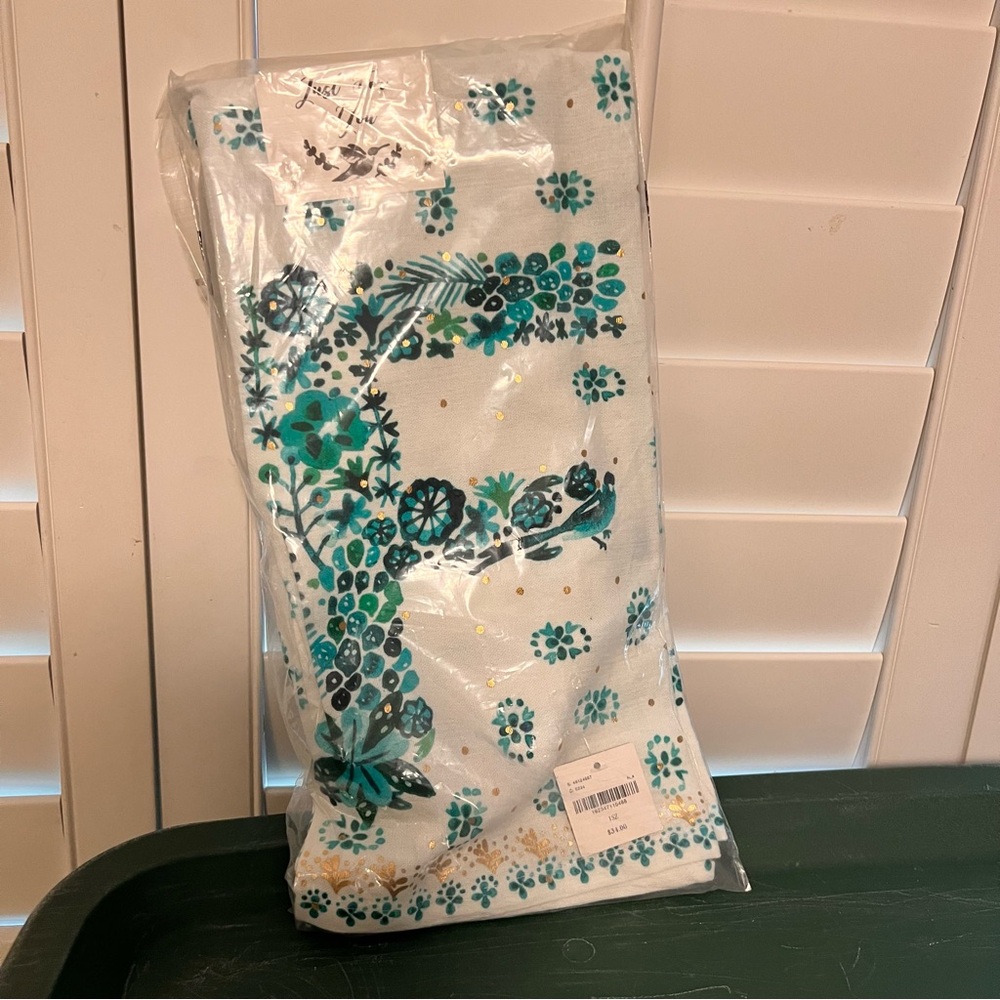 Anthropologie Letter F Towel and Oven Mit